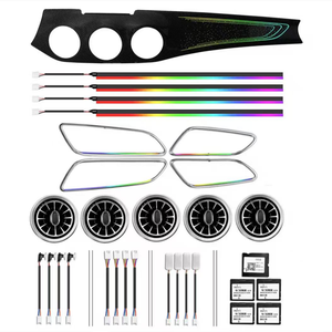 Luz Ambiental Dinámica para el Tablero de Instrumentos del Coche, para <span class=keywords><strong>Mercedes</strong></span>-Benz Clase A/Clase B/CLA/<span class=keywords><strong>GLA</strong></span> (2012-2018) W117 B246 W176 - Product Image 1