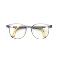 Monture ovale, flexible et durable, adaptée à la protection quotidienne et à l'utilisation comme monture de lunettes optiques pour enfants.