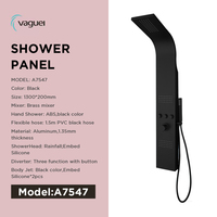 Panneau mural de douche en aluminium étanche à structure scellée, fabriqué en Chine, pour salle de bain