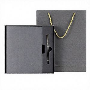 Custom Logo Silk Screen Printed Eco-friendly A5 Notebook Pen Cover Magnet Souvenir Corporate Business <b>Gift</b> <b>Box</b> Set <b>Gift</b> - Product Image 4