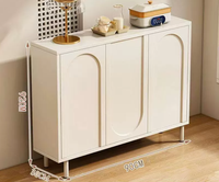 2025 armoire à chaussures crème moderne support de rangement intégré économique pour l'entrée de la maison en panneau de bois MDF