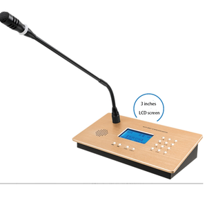 Thời Gian Thực Phát Sóng Cổ Ngỗng IP Mạng PA Hệ Thống Xách Tay Có Dây Hội Nghị Microphone Với Điều Khiển Từ Xa Cuộc Gọi Trạm - Product Image 1