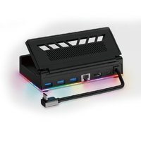 Station de charge 4K HD avec support pour ROG Ally, station de charge RGB pour ROG Xbox Ally, station de charge pour Steam Deck, OLED, refroidisseur de console Legion Go