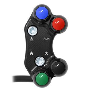 Interruttore Manubrio Destro per Triumph Street Triple 765 RS/MOTO2 (Fori Non Allineati) - Product Image 1