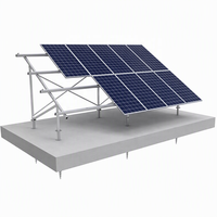 Support de montage au sol universel en aluminium pour panneaux solaires, résistant à la corrosion, pour projets solaires résidentiels