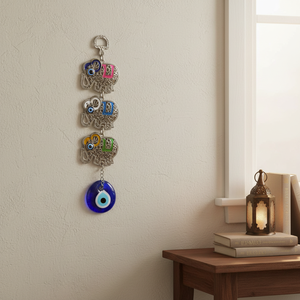 AYET EL KURS-Colgante de pared para EL hogar, decoración con cristal hecho a mano, mal de ojo, de Turquía - Product Image 3