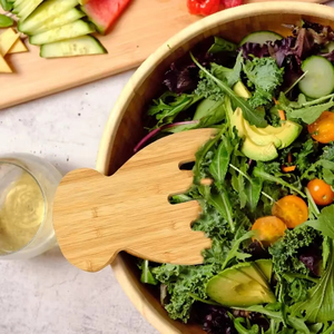 <span class=keywords><strong>Essoreuse</strong></span> <span class=keywords><strong>à</strong></span> <span class=keywords><strong>salade</strong></span> en <span class=keywords><strong>bambou</strong></span> en gros – Outil de cuisine pour mélanger et servir les salades - Product Image 3