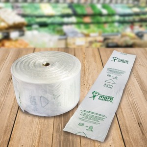 Transparent Fresh Fruits Vegetable <b>Bread</b> Food Packaging Clear Supermarket Plastic Produce <b>Bag</b> on Roll - Product Image 3