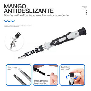 Juego de Destornilladores al por Mayor, 115 en 1, Magnético, con Puntas para Tornillos y Tuercas, WEEKS, Kit de Herramientas Multifunción para Reparaciones del Hogar - Product Image 5
