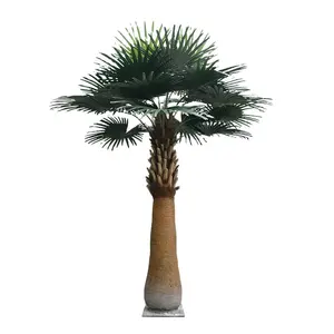 Venda quente de fábrica, decoração interna ou externa, palmeira, árvore tropical grande, plantas artificiais, fabricante