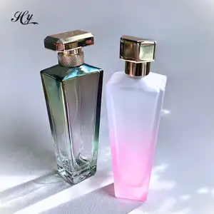 2024 thiết kế độc đáo Chai Nước Hoa Thủy Tinh 100ml Phụ nữ sang trọng Parfum chai nước hoa phun phun rỗng container