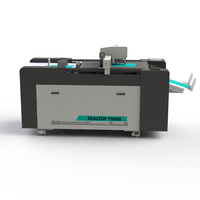 Máquina de Corte de Cajas Realtop, Plotter Automático Industrial de Etiquetas CNC