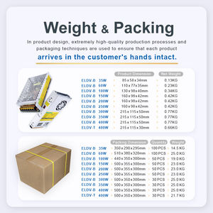 Catu Daya Dc 5 Volt 12 <span class=keywords><strong>Amp</strong></span>, Catu Daya Sakelar Seri ELDV-<span class=keywords><strong>B</strong></span> Driver Led Dalam Ruangan 110V 220V 230V Ac 5 V Dc - Product Image 3