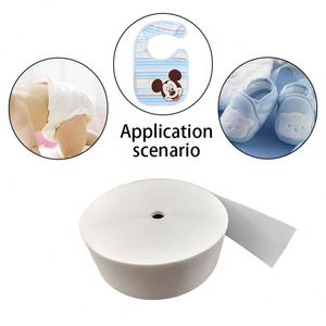 Velcro de qualité supérieure pour bébé, à injection, à forte adhérence, en nylon souple, blanc et noir, personnalisable - Product Image 4