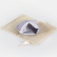 Sac à poussière en lin coloré personnalisé en gros, sac cadeau, emballage, sac de rangement pour bijoux