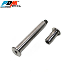 Barils de fixation en acier inoxydable, barils de fixation M3*5 Dia.4 M3*13mm Plaining M3 Vis de fixation Chicago M3 de PDM - Product Image 5