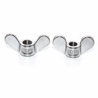 Écrou à oreilles en acier inoxydable 304, écrou papillon à torsion manuelle, écrou à molette de type Yuanbao M4 M5 M6 M8-M20