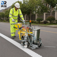 Vibrateur électrique de marquage routier en promotion avec système de vibration intelligent pour marquage routier droit et ondulé