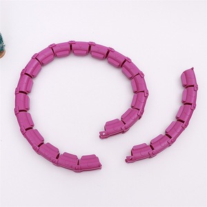 Smart Hula Hoop Adjustable Fitness Equipment Pink Purple ABS Waist Slimming Detachable for Workout Body Shaping - Product Image 3