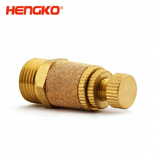 HENGKO Nouveau filtre en poudre métallique frittée Bronze Acier inoxydable Silencieux d'échappement pour voiture Moto Réduction du bruit - Product Image 1