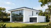 Maisonnette conteneur de luxe personnalisée de 16 pieds - Villa mobile moderne préfabriquée en acier léger, maisonnette compacte en kit