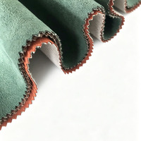 Tissu en suède 100 % polyester ultra doux de haute qualité, couleur personnalisée avec fonction antistatique pour vêtements, sacs, canapés