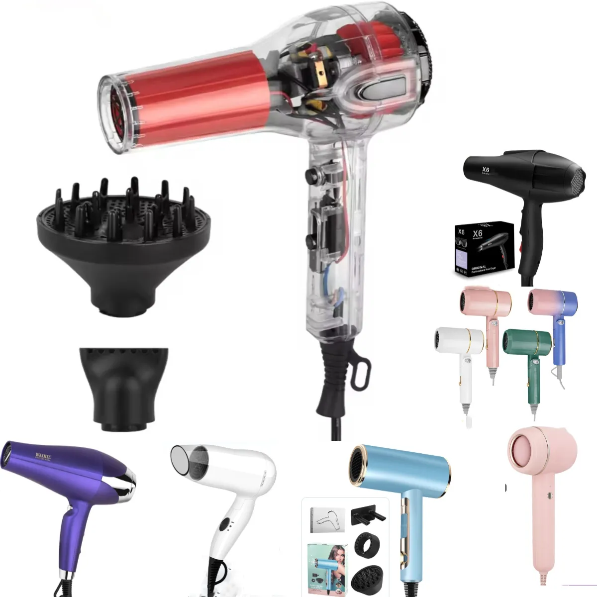 Professional Salon Revair Hair Dryer Set One-Step Hair Dryer