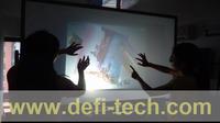 Film de projection tactile pour écran arrière 75 pouces