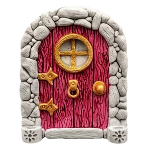 Venda quente Porta De Fada De Madeira Porta De Fada Jardim Árvore Decoração Ornamentos De Madeira Jardim Decoração Artesanato - Product Image 3