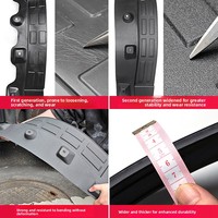 Garde-boue de voiture de haute qualité, extensions d'ailes, protection anti-éclaboussures pour Jetour T1, accessoires Jetour