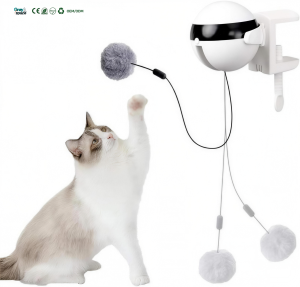 Juguete Interactivo Robótico Eléctrico <span class=keywords><strong>para</strong></span> <span class=keywords><strong>Gatos</strong></span> y Perros de Interior, Juguete de Peluche Automático y Sostenible con Plumas, Empaquetado en Caja - Product Image 1