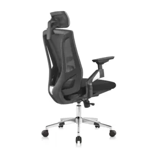 Großhandel Drehbarer Boss Stuhl Basis Mesh Material Für Bürostuhl Sitz Schlafen Hohe Rückenlehne Ergonomische Schwarze Sillas