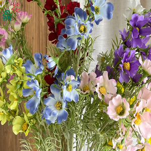 Fleurs artificielles Cosmos, décorations florales en soie pour arrangements de plafond de mariage - Product Image 4