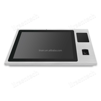 Robuste industriel tout en un Android fenêtre tablette panneau ordinateur 15 "Pcap tactile Pc empreinte digitale lecteur Rfid caméra J1900 RK3288