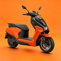 Motocicleta Eléctrica de Alta Velocidad, Batería de Litio Impermeable IP67, Alcance de 100 km, Scooter Eléctrico para Desplazamientos