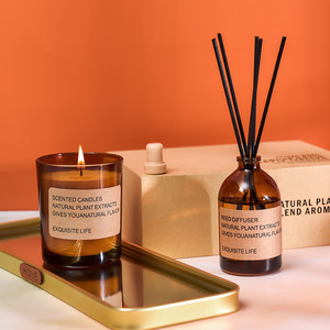 <span class=keywords><strong>Bougie</strong></span> parfumée à l'air de salle d'aromathérapie de luxe de haute qualité et <span class=keywords><strong>diffuseur</strong></span> de roseau de feu décoration ensemble de bougies de parfums faits à la main - Product Image 6
