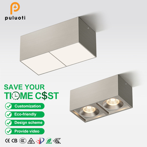 PULUOTI Lámpara <span class=keywords><strong>LED</strong></span> de Techo <span class=keywords><strong>Rectangular</strong></span> de <span class=keywords><strong>Superficie</strong></span>, 16W 20W, Grosor 60MM, Luz de Techo Fija para Pasillo de Escuela, Cocina - Product Image 1
