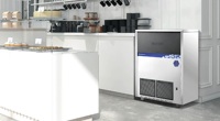 Machine à glaçons commerciale WOOSUNG 100 kg/jour, refroidie par eau, en acier inoxydable, haute performance 900W, compresseur Wanbao, pour hôpital