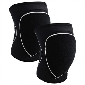 Genouillères de danse en Spandex et Nylon, épaisses, respirantes, antidérapantes, avec logo personnalisé, pour hommes et femmes, protection douce - Product Image 2