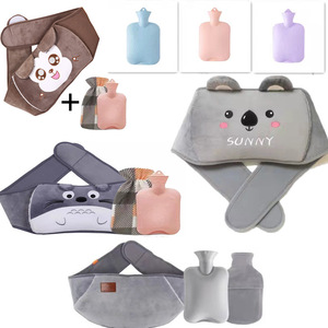 <span class=keywords><strong>Bouillotte</strong></span> en peluche avec <span class=keywords><strong>ceinture</strong></span> chauffante pour le dos, les mains et le ventre, style dessin animé, pour femme et bébé - Product Image 3
