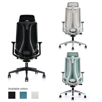 Mécanisme de chaise rotative avec chaise pivotante à verrouillage directeur de bureau chaise pivotante en maille ergonomique à double dossier