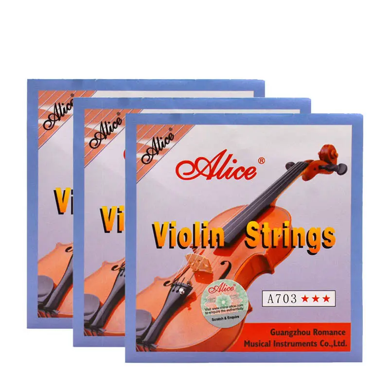 China supplier recommend alice A703 violin strings violin parts 4/4 violin strings sets