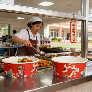 Usine OEM/ODM, bols jetables en papier écologiques pour la maison, les fêtes, les mariages, les plats à emporter, la restauration rapide, la pizza, les fruits, le chocolat - Product Image 5