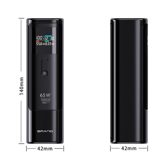 Oem High Capacity Portable 20v Pd 30000mah Powerbank Pour Pc Computer 65w 100w 140w Laptop Power Banks 20000mah Fast Charging