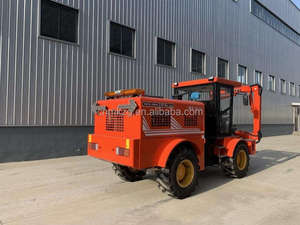 Déchiqueteuse de bois de chauffage diesel, fendeuse de bûches, débroussailleuse automotrice montée sur véhicule pour bandes centrales de talus routiers - Product Image 5