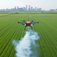 Drone pulvérisateur thermique télécommandé pour usage agricole, lutte commerciale contre les moustiques, arbres fruitiers, canne à sucre, garantie 3 ans