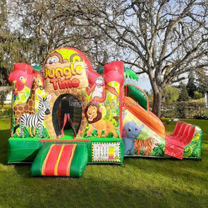 Castillo Inflable Mágico para Niños, Castillo de Sueños con un Lindo Diseño de Dibujos Animados - Product Image 1