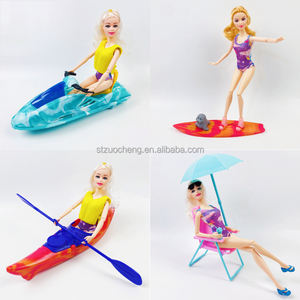 Miniatuur Reddingsvest Wetsuit Kajak Surfboard Motorboot Strandstoel Levensreddende Zwemring Pop Accessoires - Product Image 3