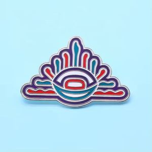 Broches de Noël personnalisées Grateful Dead, badges imprimés en gros, épingles de revers en forme d'étoile et d'ananas, épingles émaillées personnalisables - Product Image 3