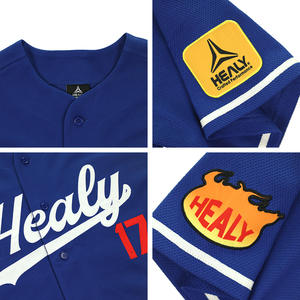 Maillot de baseball rétro personnalisable à boutons, uniforme sportif haut de gamme, option grande taille, séchage rapide, évacuation de l'humidité - Product Image 4